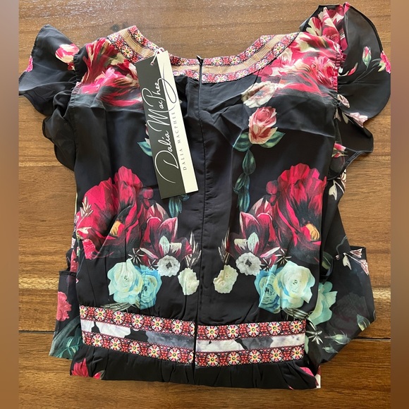 Dalia Macphee | Dresses | Last Piecedalia Macphee Floral Maxi Dress ...